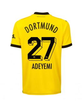 Billige Borussia Dortmund Karim Adeyemi #27 Hjemmedrakt 2023-24 Kortermet